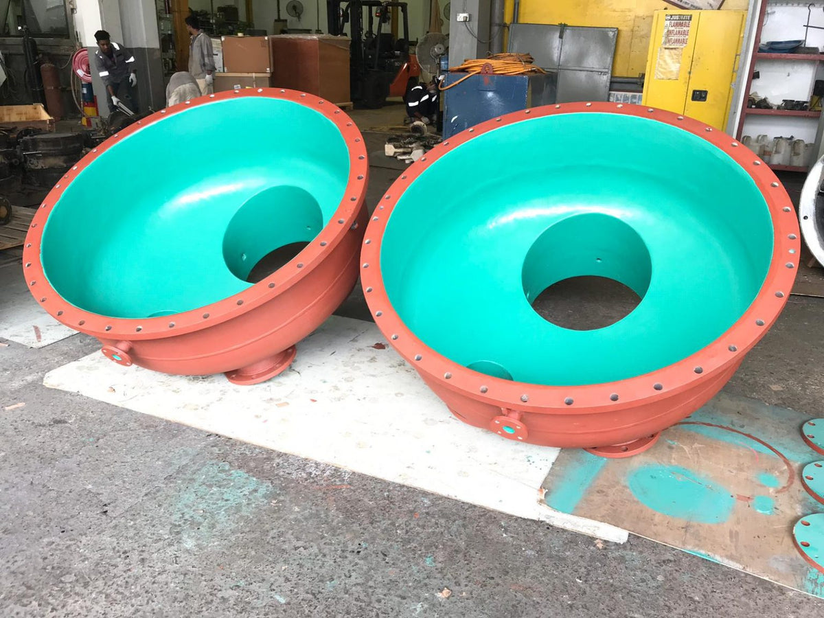 Glass flake reinforced coating and lining