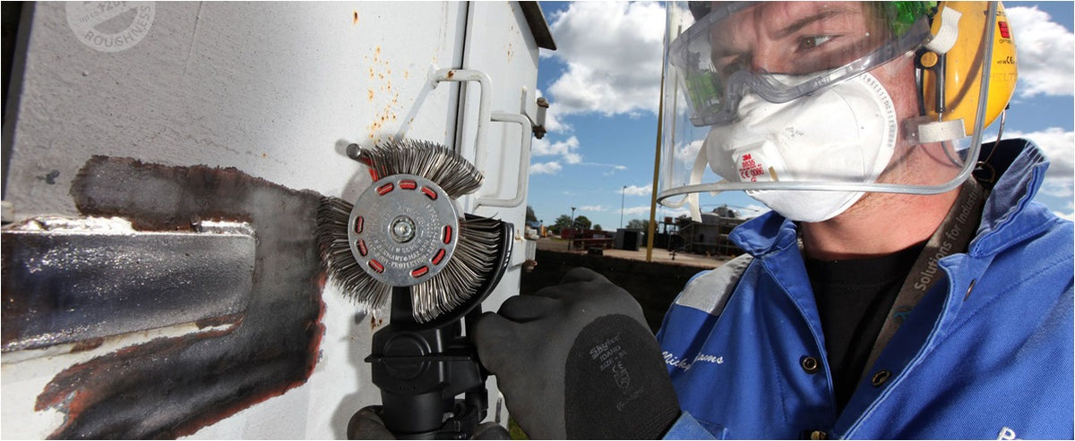 Bristle Blaster surface preparation